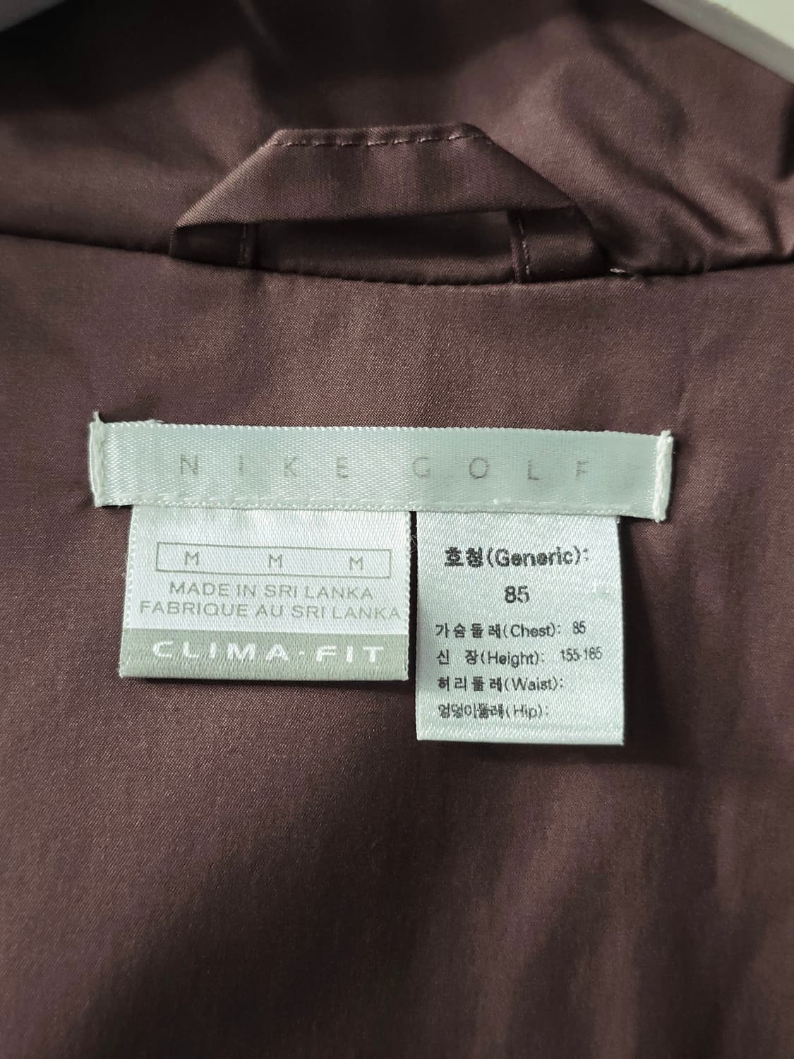 나이키 골프 00s 스우시 브라운 바람막이 조끼 상품이미지9