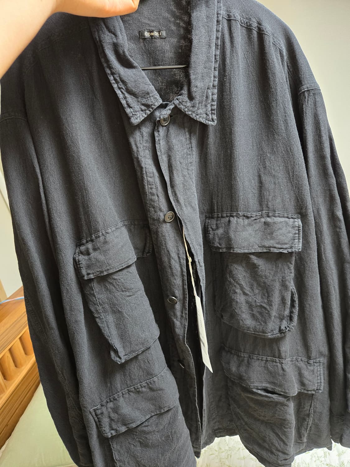 25ss 코모리 BDU 패이드 블랙 상품이미지3