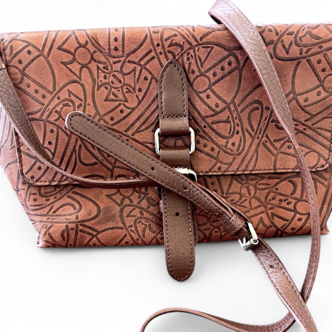 비비안 웨스트우드 레더 아서 오브  숄더백 상품이미지2