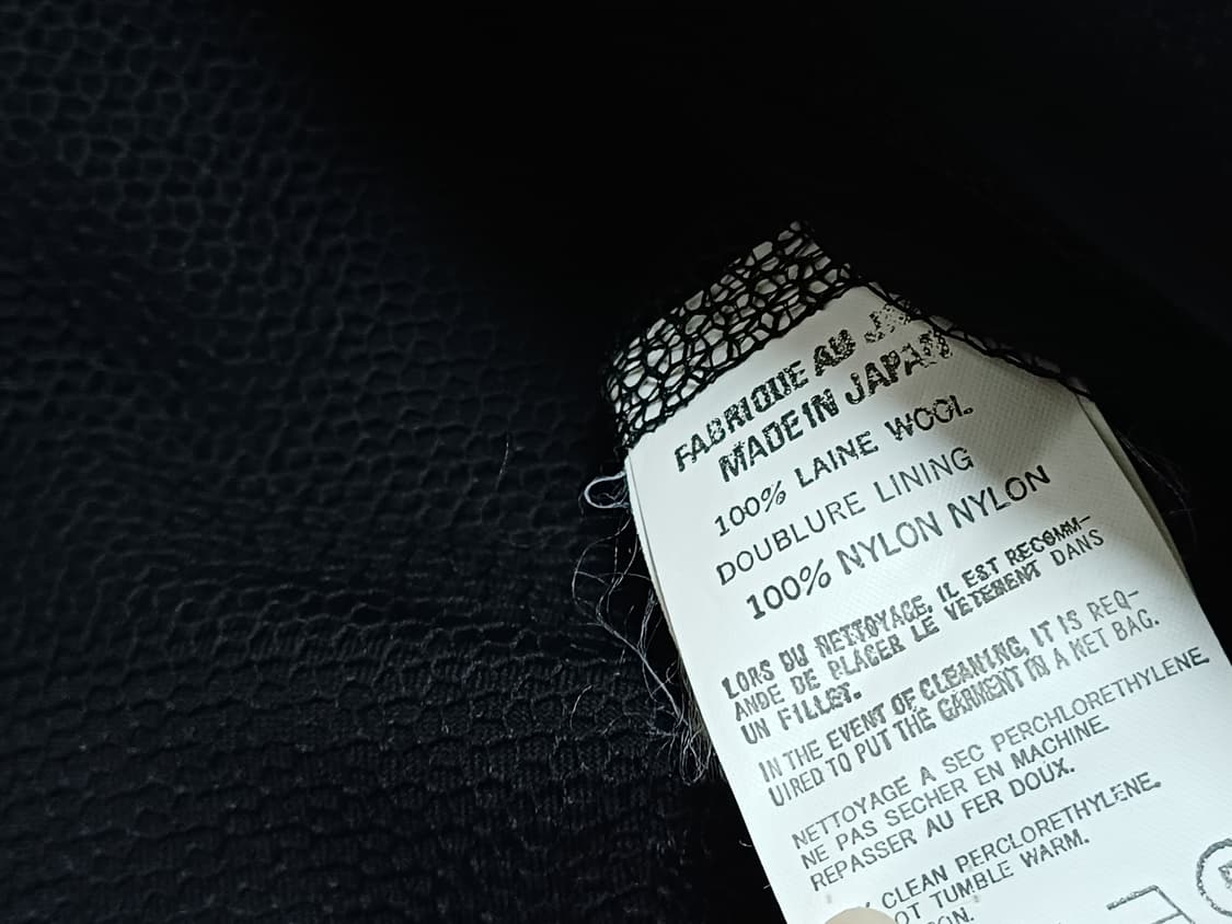 요지 야마모토 2005년 S/S 컬렉션 개버딘 자켓 상품이미지5