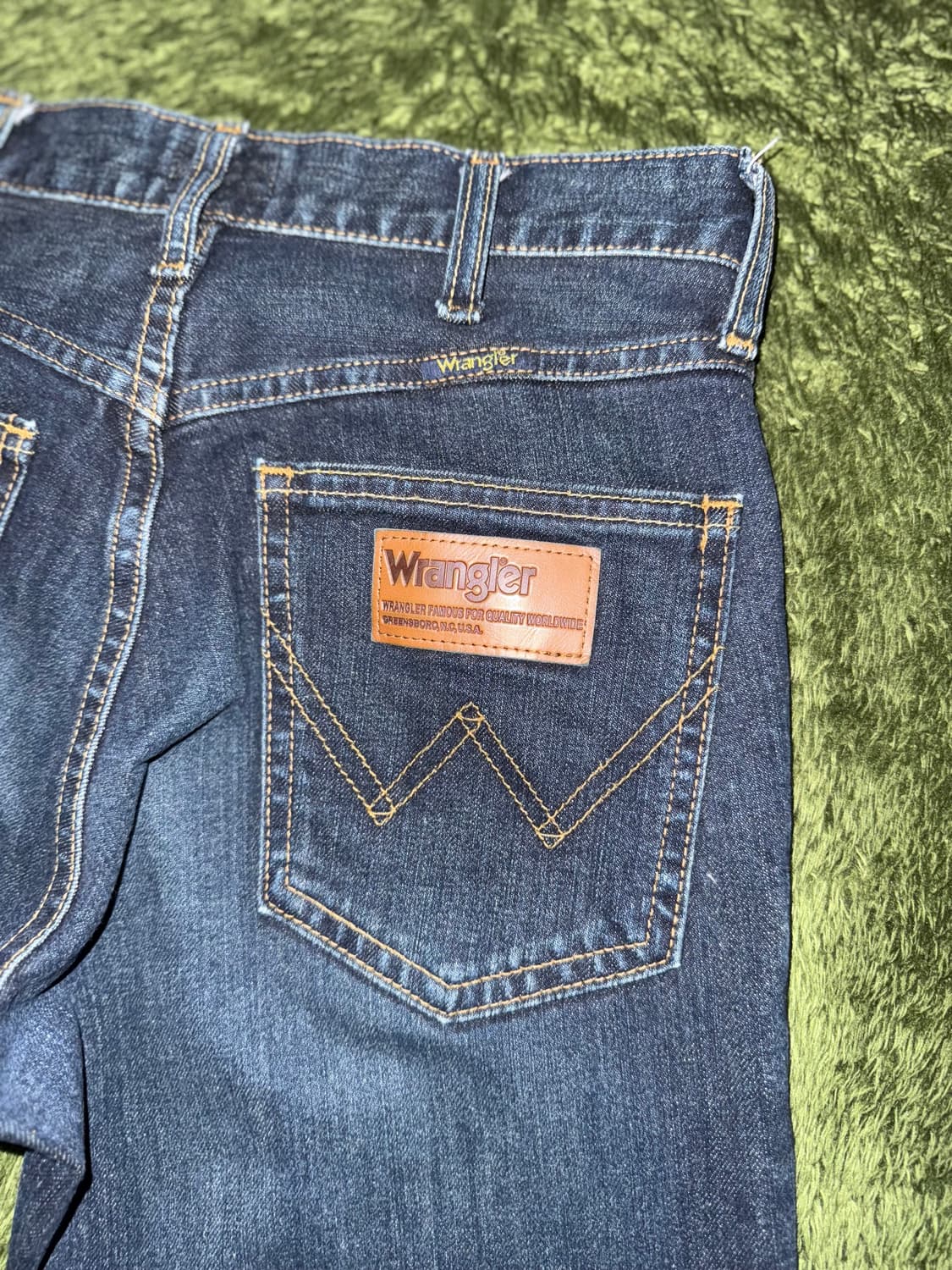 [28] Wrangler 랭글러 재팬 빈티지 워싱 데님 팬츠 인디고 상품이미지9