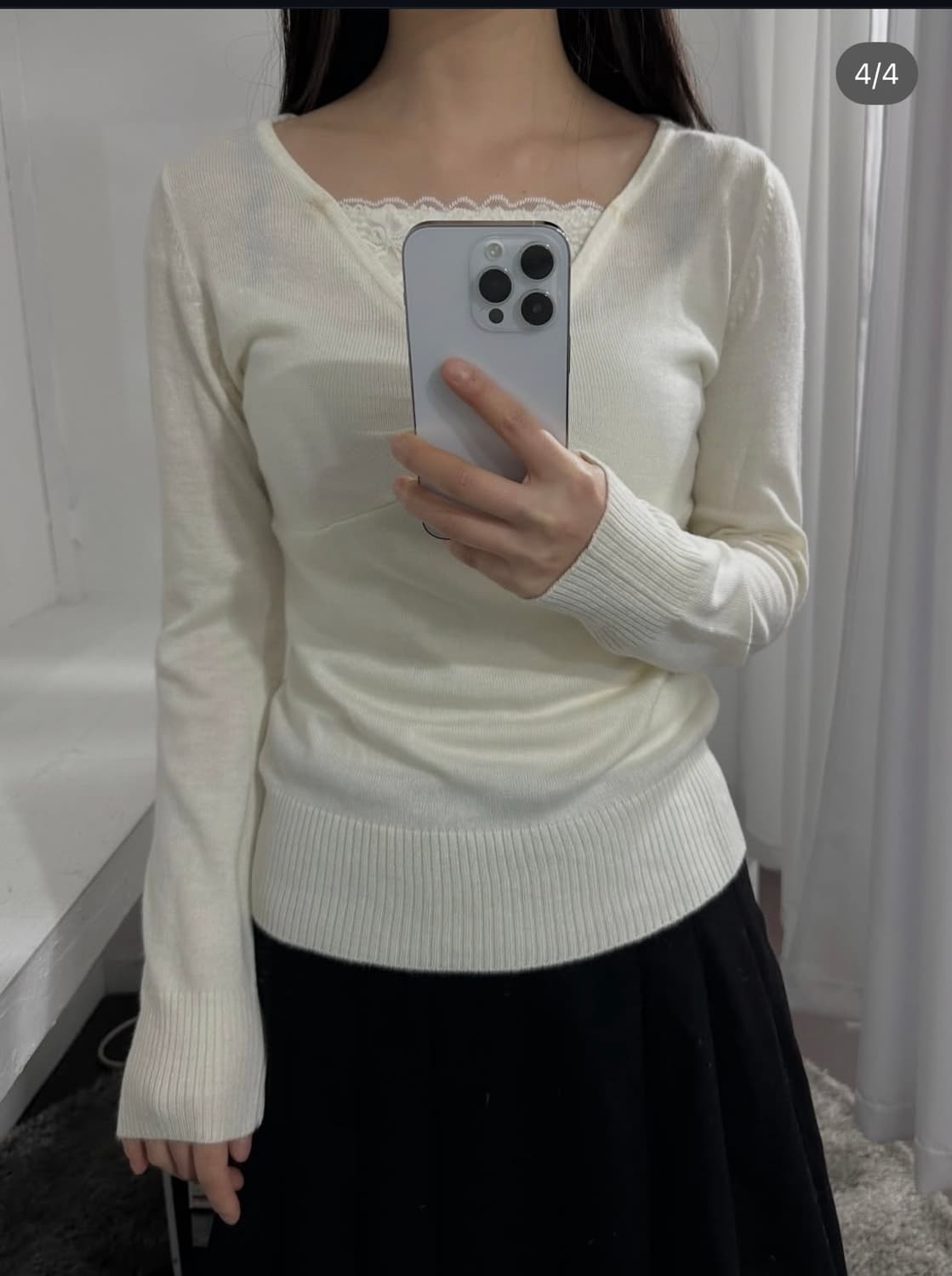 ribbon knit top 상품이미지3