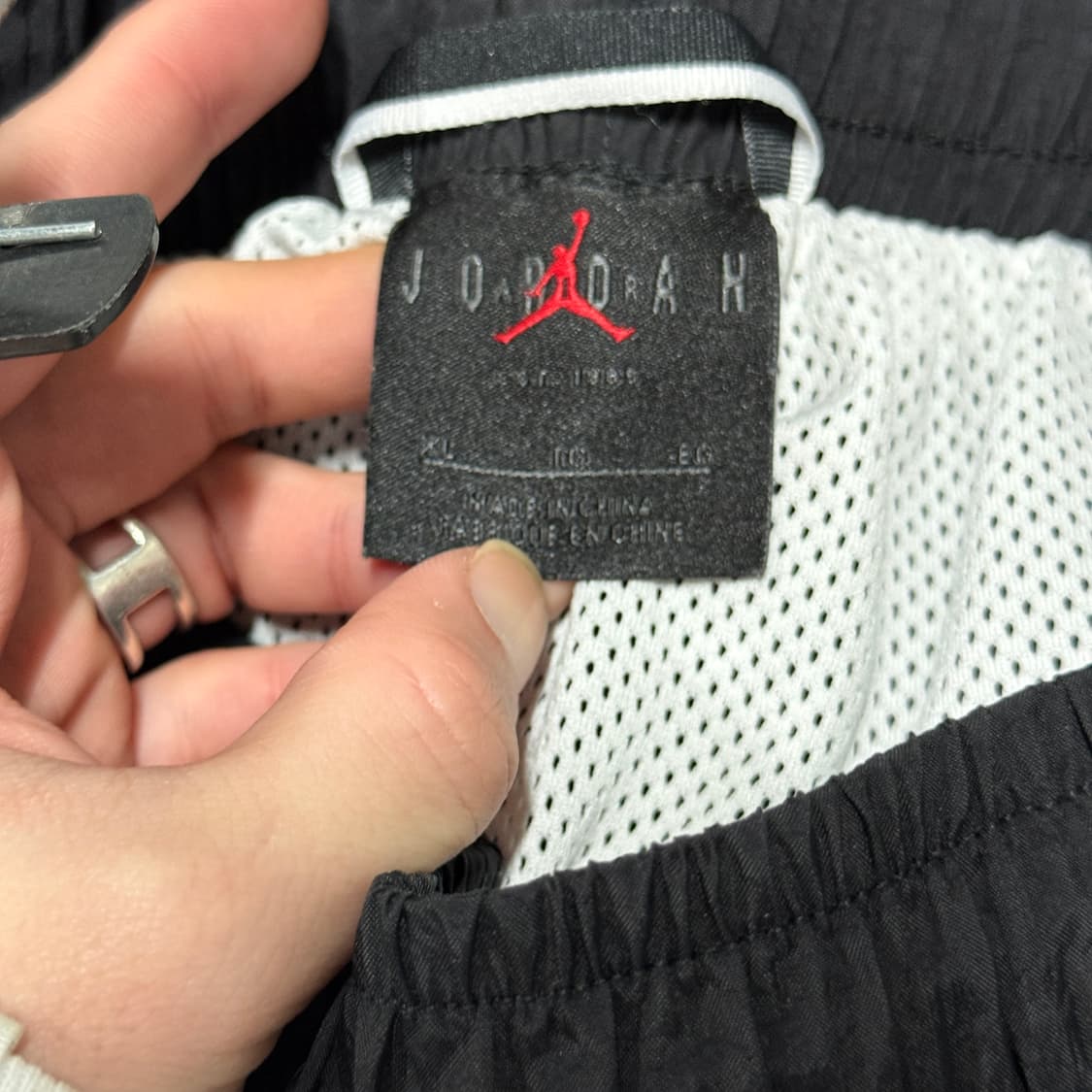 Jordan 나이키 조던 사이드 프린팅 배색 우븐 트랙 팬츠 상품이미지6