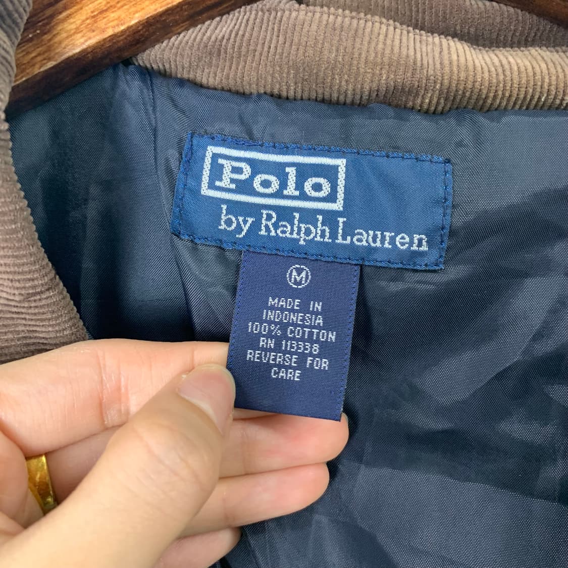 폴로 랄프로렌 코듀로이 카라 퀼팅 누빔 자켓 상품이미지6