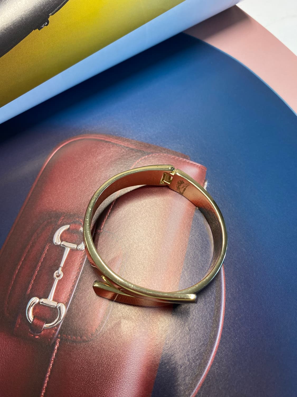 빈티지 볼드한 팔찌 뱅글 골드 상품이미지4