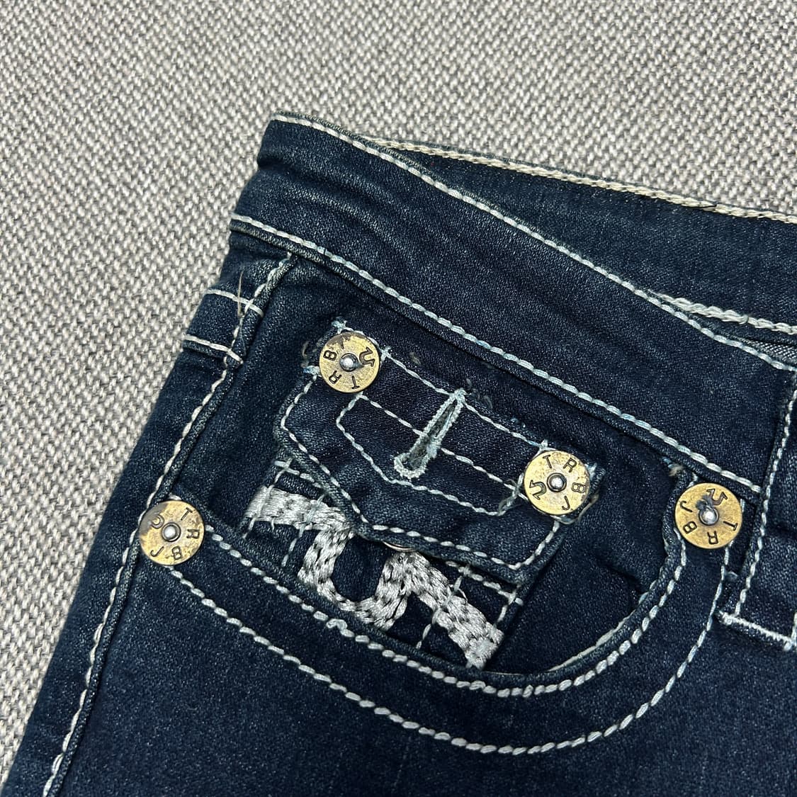 트루릴리전 빌리 슈퍼티 스티치 데님팬츠(29) 상품이미지5