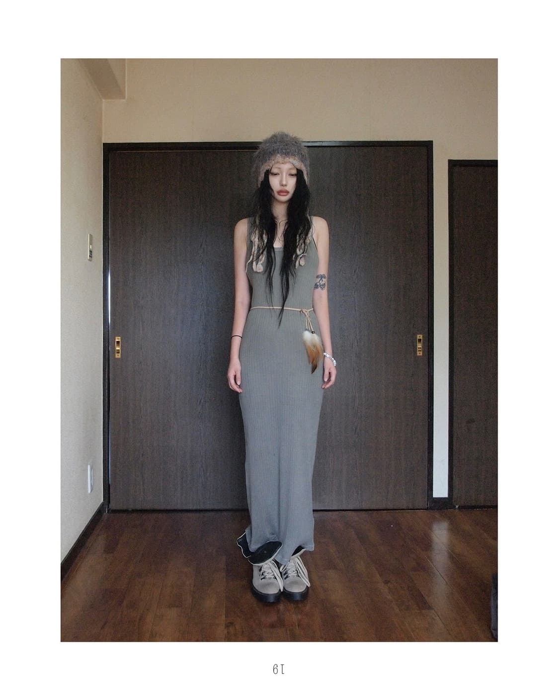 new* 제임스펄스 립코튼 슬림핏 원피스 상품이미지1