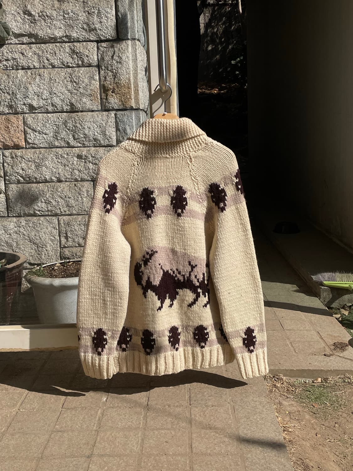 빈티지 캐나다 코위찬 물소 L 상품이미지2