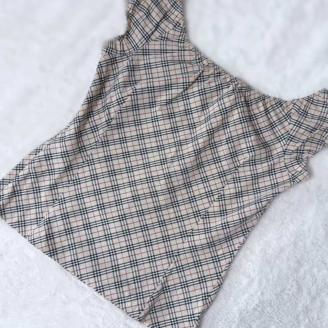 Burberry 블루라벨 대장템 노바체크 퍼프 블라우스 ≽^•⩊•^≼ 상품이미지4