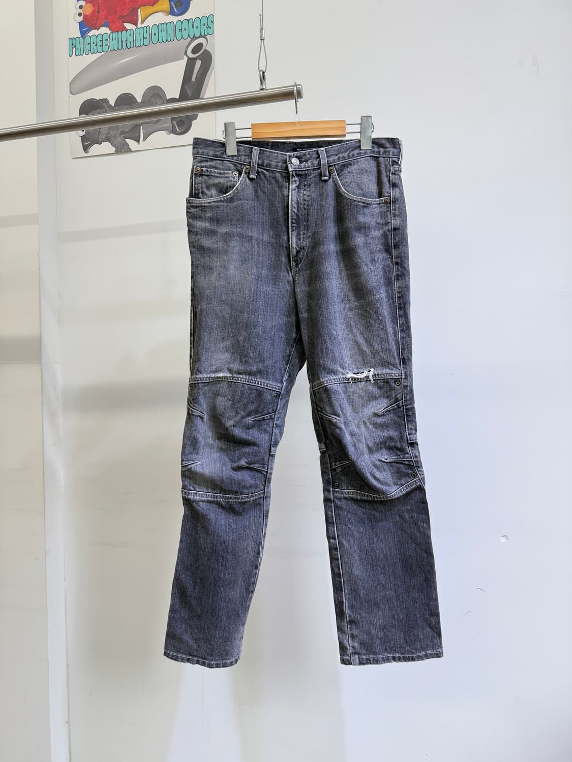 BLUE WAY COMPANY 흑청 데님 팬츠  상품이미지1