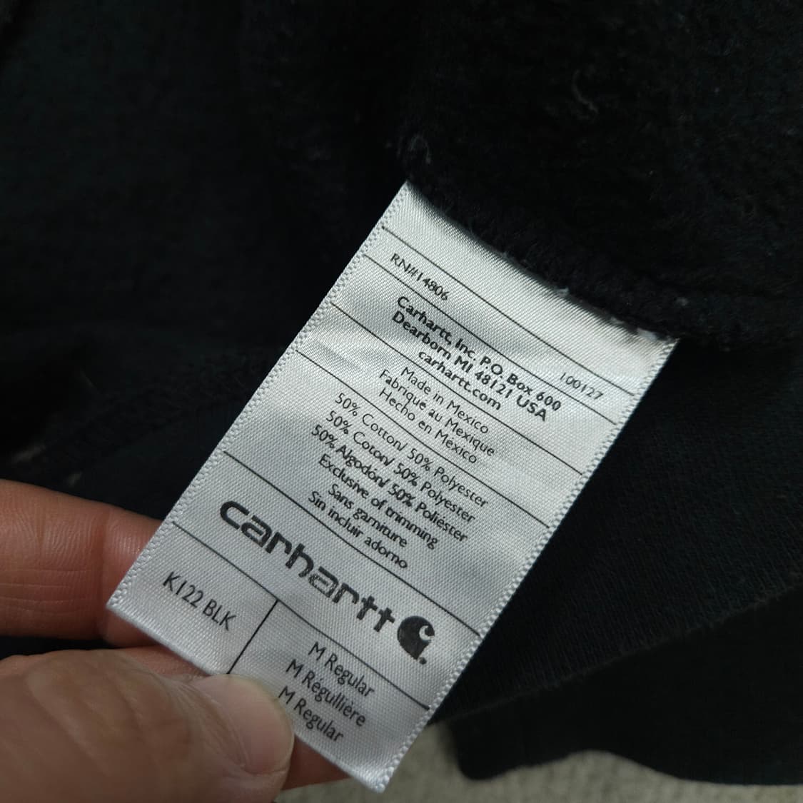 칼하트 미드웨이트 후드 집업 M 상품이미지5