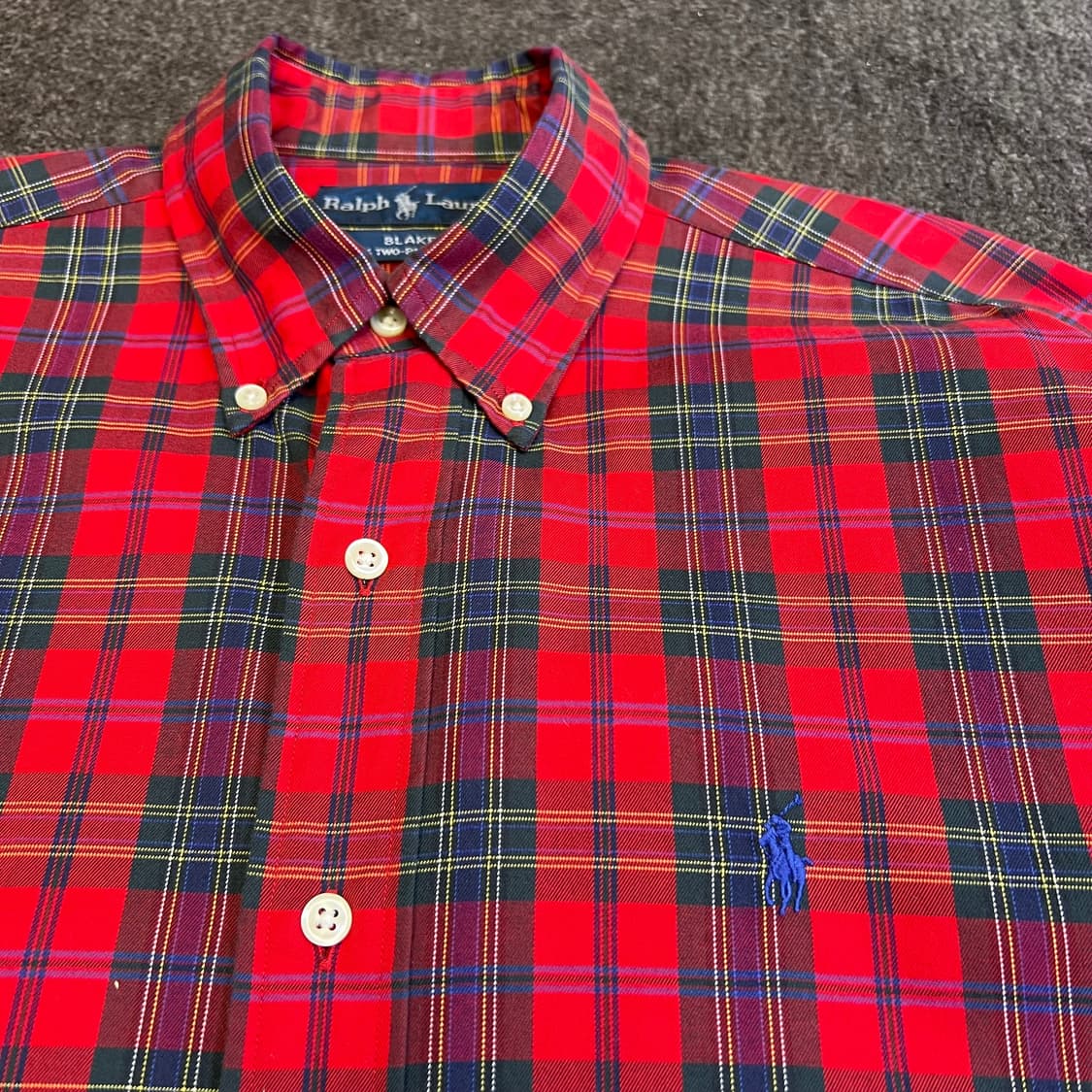 랄프로렌 체크 셔츠 상품이미지3