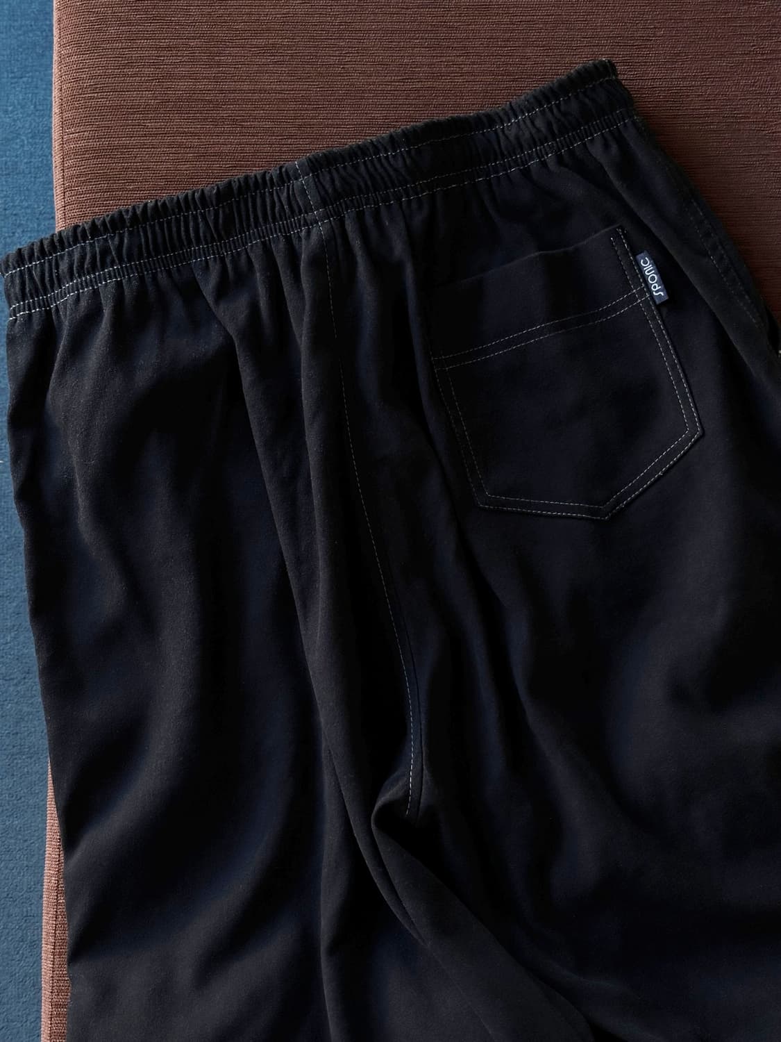 Fake suede fatigue design easy pants 상품이미지10