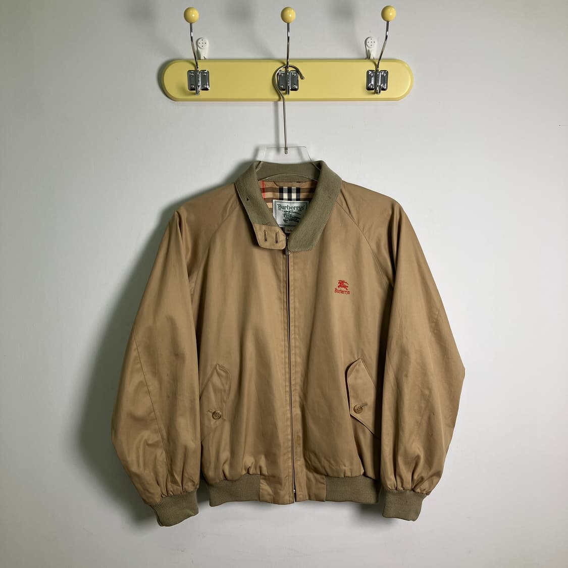 버버리 베이지 블루종 자켓 M 상품이미지1
