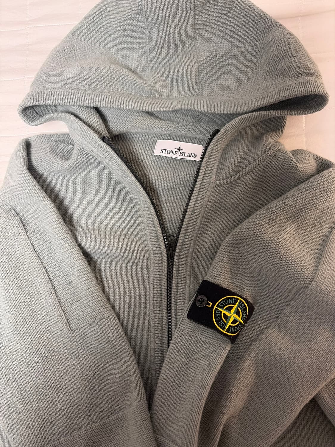 스톤아일랜드 니트 후드집업 상품이미지2