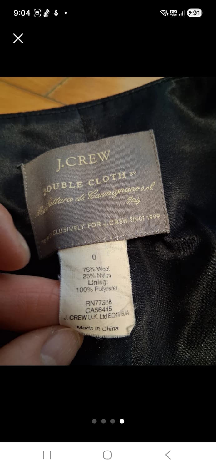 J.crew 네이비 코트 /사이즈0 상품이미지4