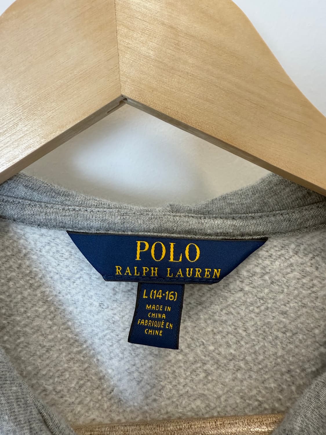 폴로 키즈 후드집업 그레이 상품이미지2