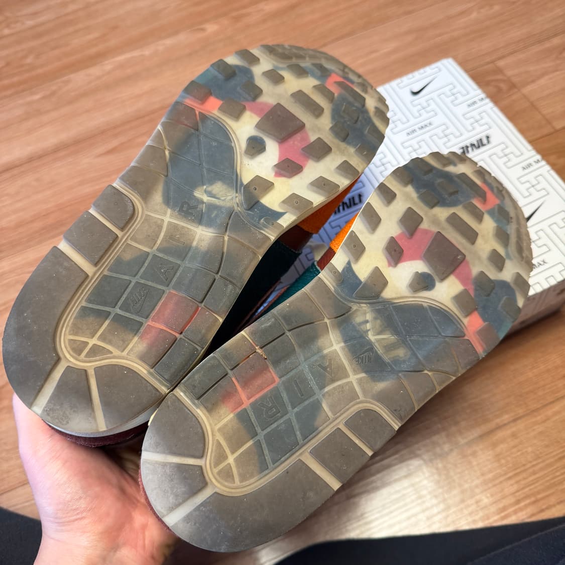 카시나 X 나이키 에어맥스 1 원앙 오렌지 295 상품이미지3