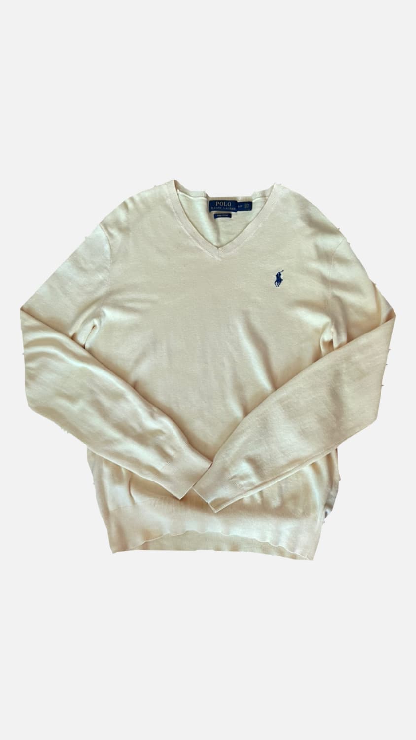 폴로 피마 코튼 브이넥 니트 상품이미지1