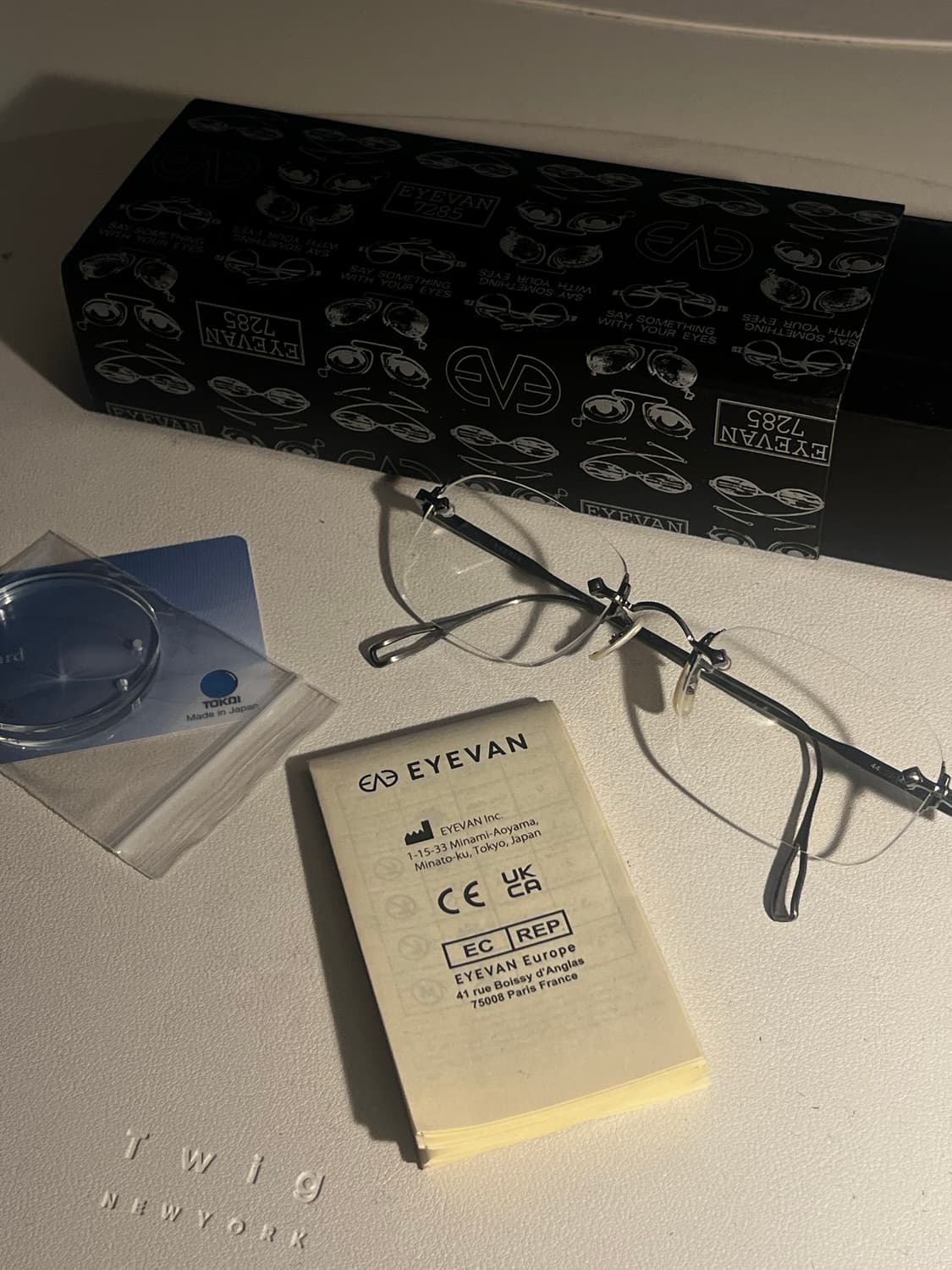 아이반 7285 eyevan - orbit 오르빗 무테안경 새제품 상품이미지1