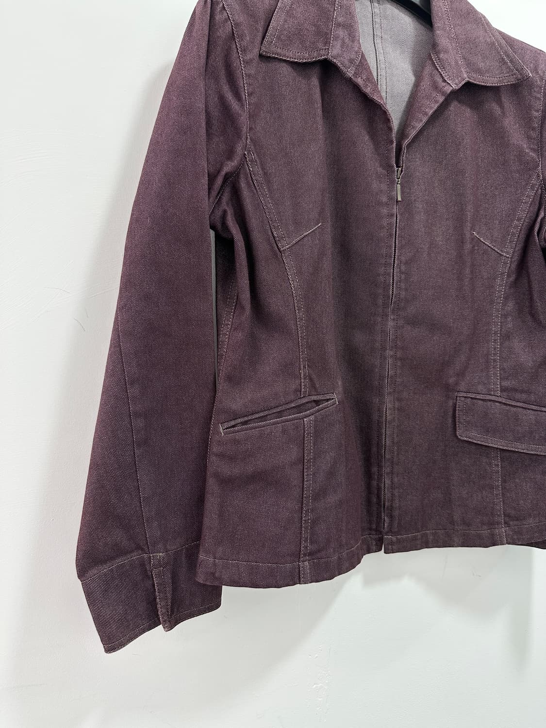 Comme Ca Ism wine zipper jacket 상품이미지6