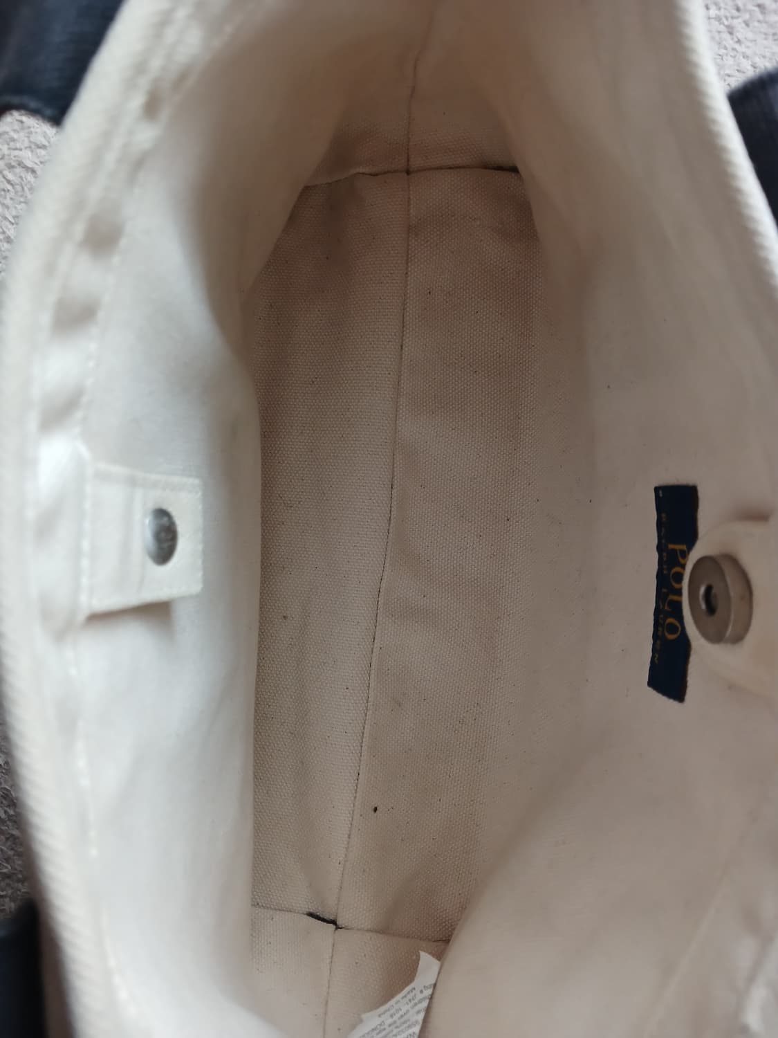 빅로고 폴로 코튼 가방  상품이미지5