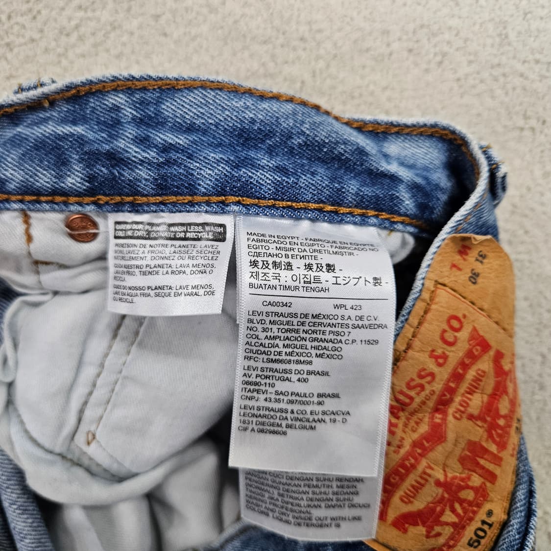 리바이스 501 데님 31 30 상품이미지6