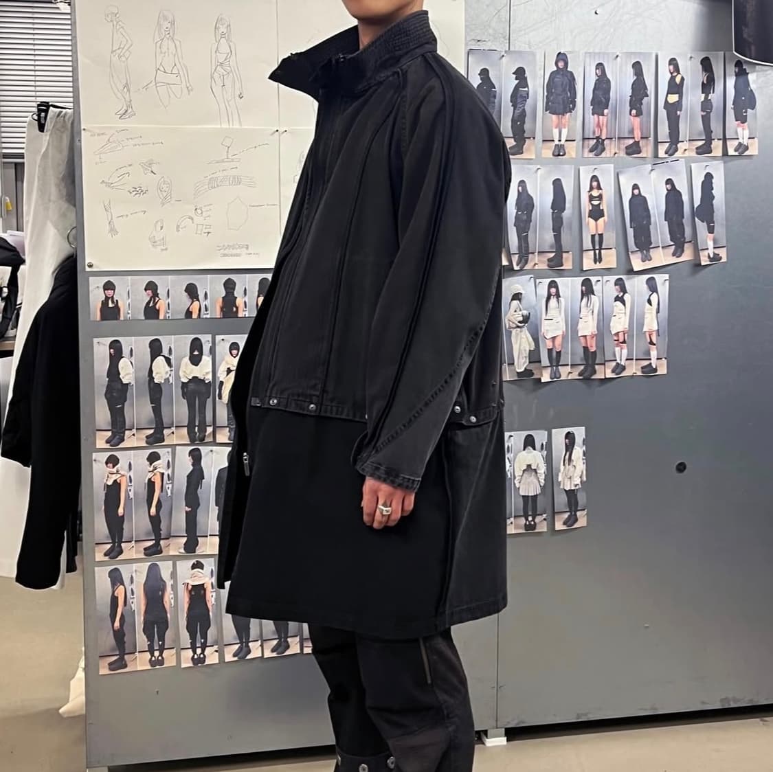 [2] Hyein seo fw24 patchwork coat 상품이미지1