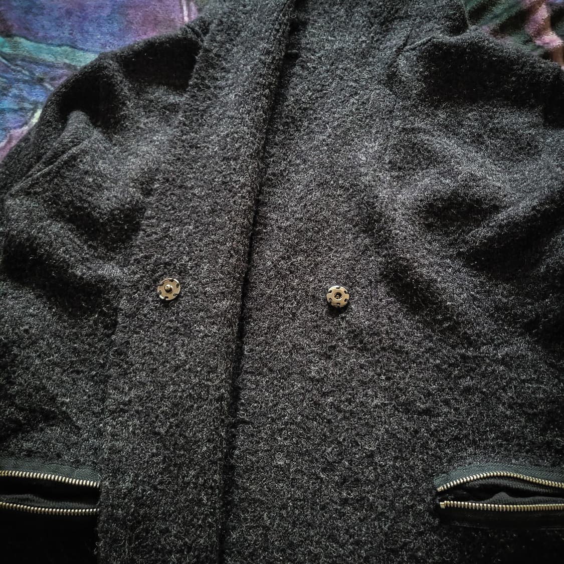 10s Dark Hooded Coat made in Korea 상품이미지3