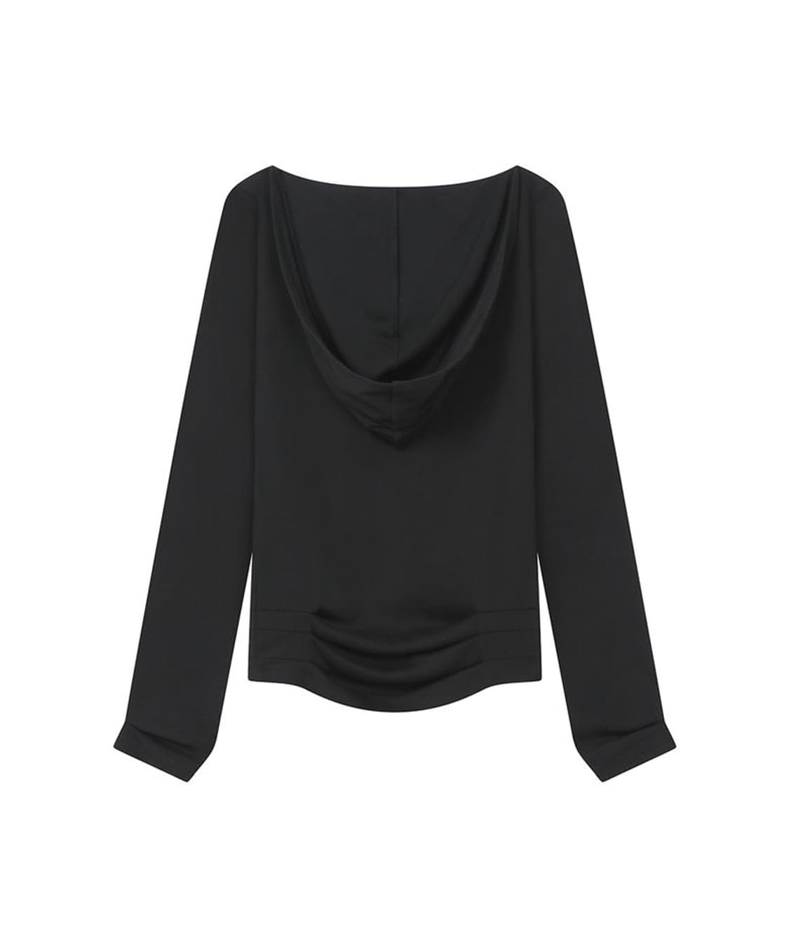 [1] 미세키서울 카울 후디 롱슬리브 블랙 상품이미지3