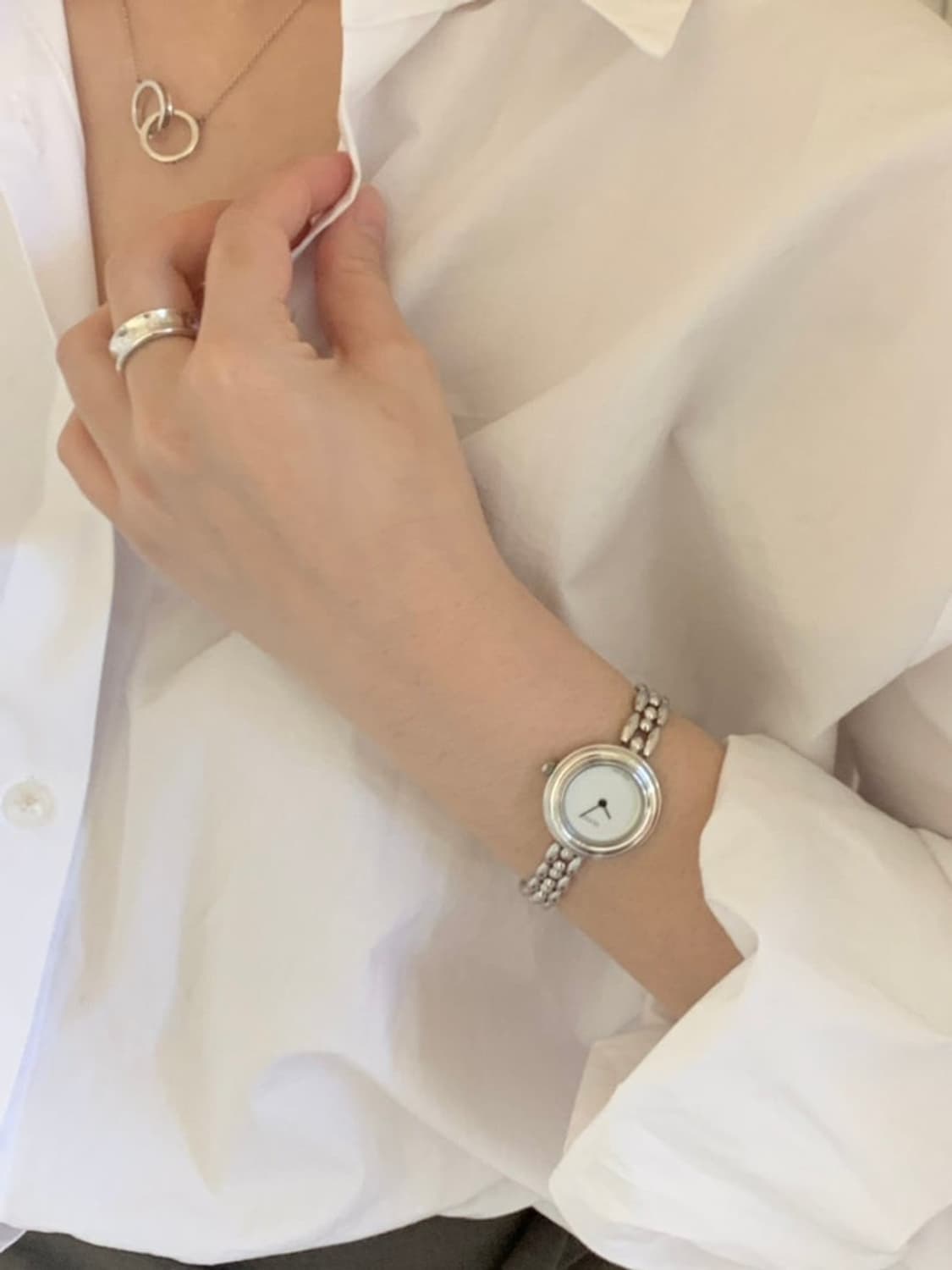 빈티지 티파니앤코 1837 스털링 실버 반지 상품이미지3