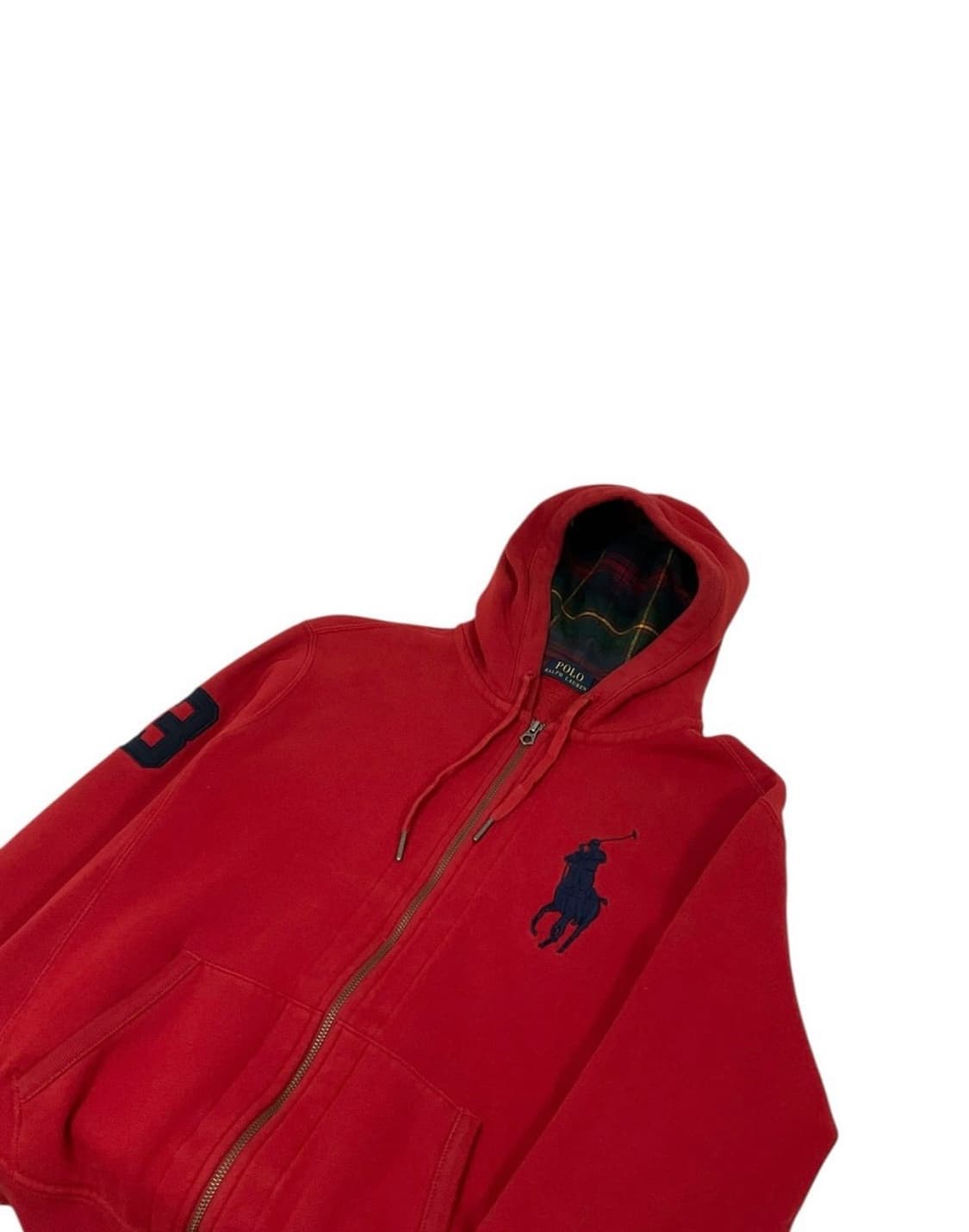 폴로 빅포니 체크 후드집업 상품이미지2