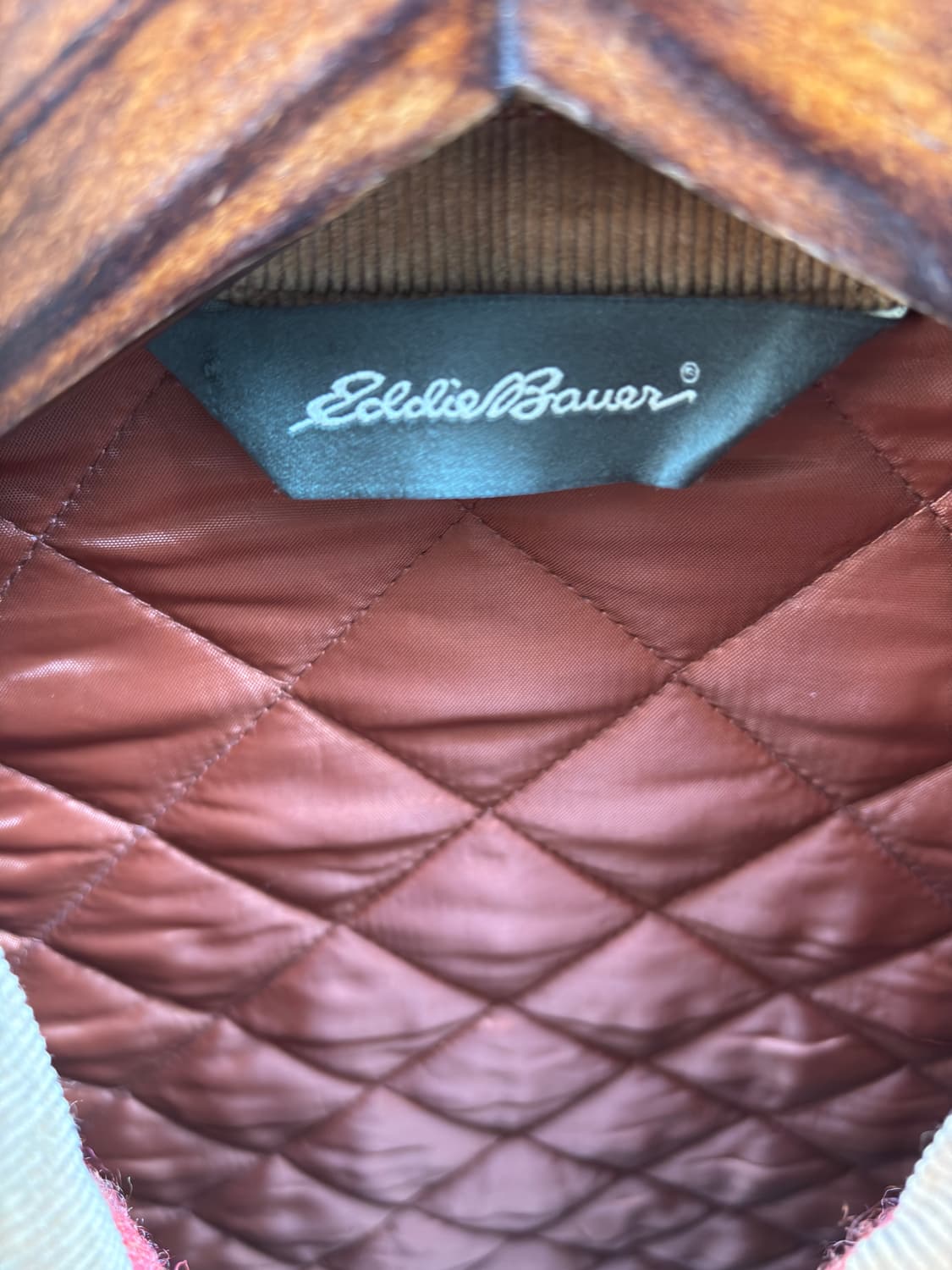 00s 에디바우어 퀼팅 코트 상품이미지5