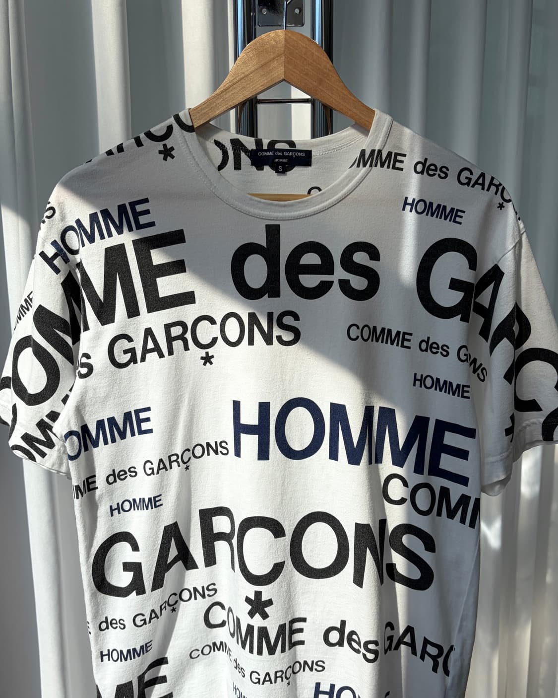 [S]꼼데가르송 옴므 반팔 티셔츠 상품이미지3