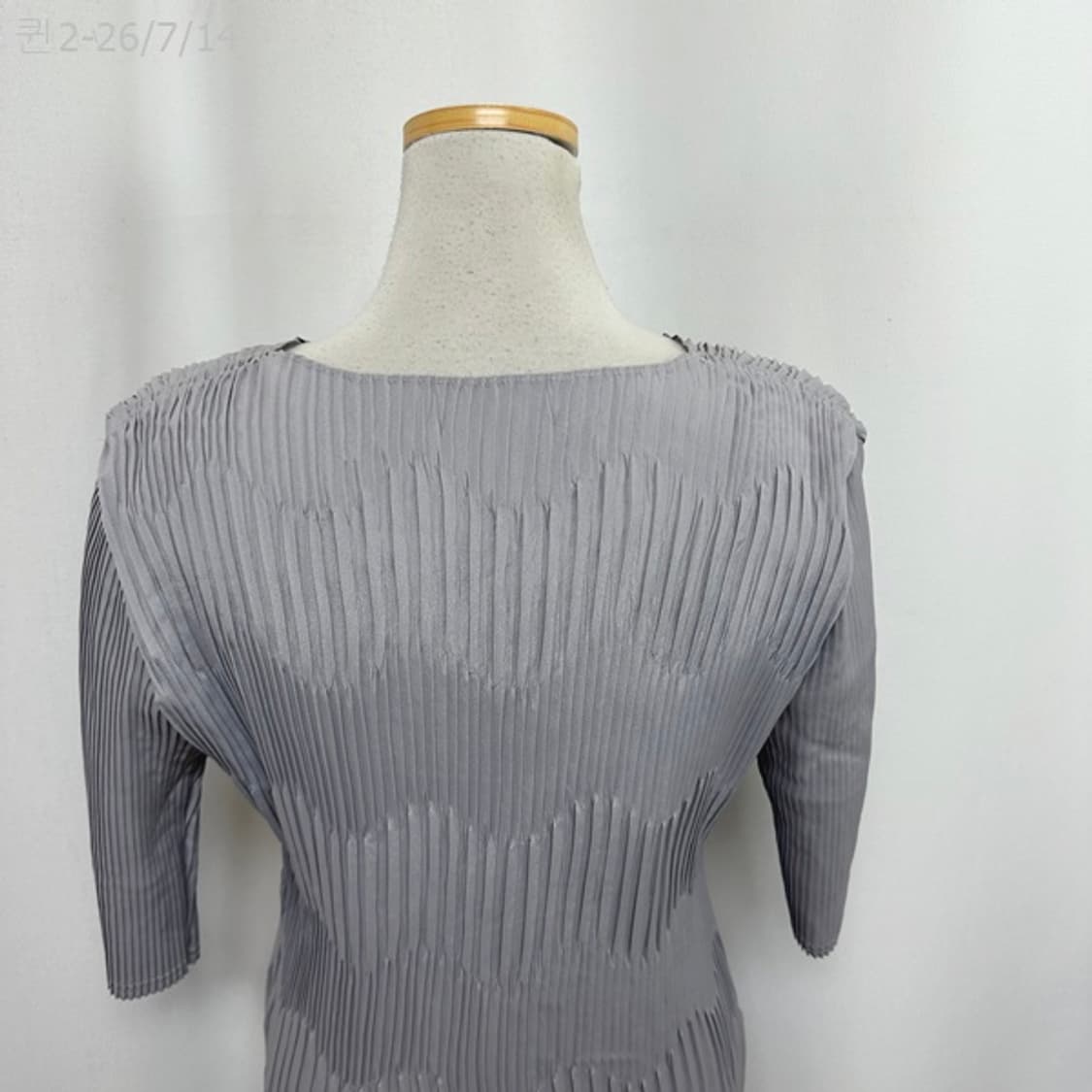 플리츠미 여자 주름 스판 티셔츠 FREE 상품이미지6