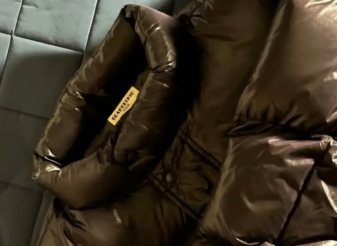 비얼디드키드 에디슨 구스다운 블랙 패딩 자켓 XL 상품이미지4