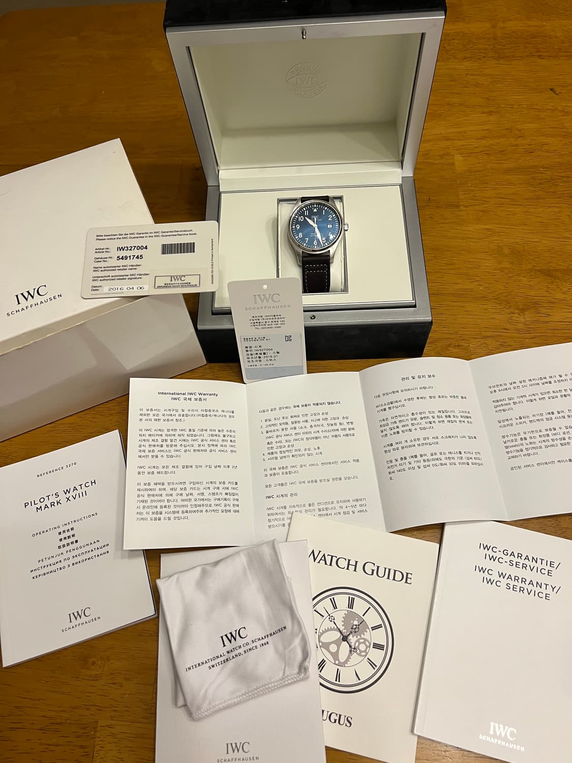 IWC 마크 XVIII (18) 어린왕자 오토매틱 시계 상품이미지6
