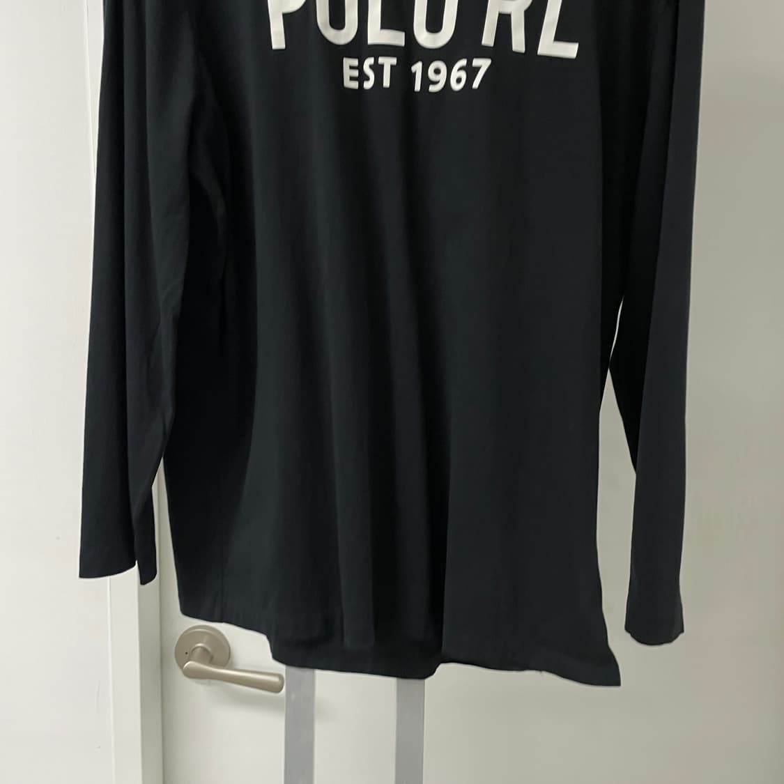 폴로 랄프로렌 로고 긴팔 티셔츠 블랙 L 상품이미지3