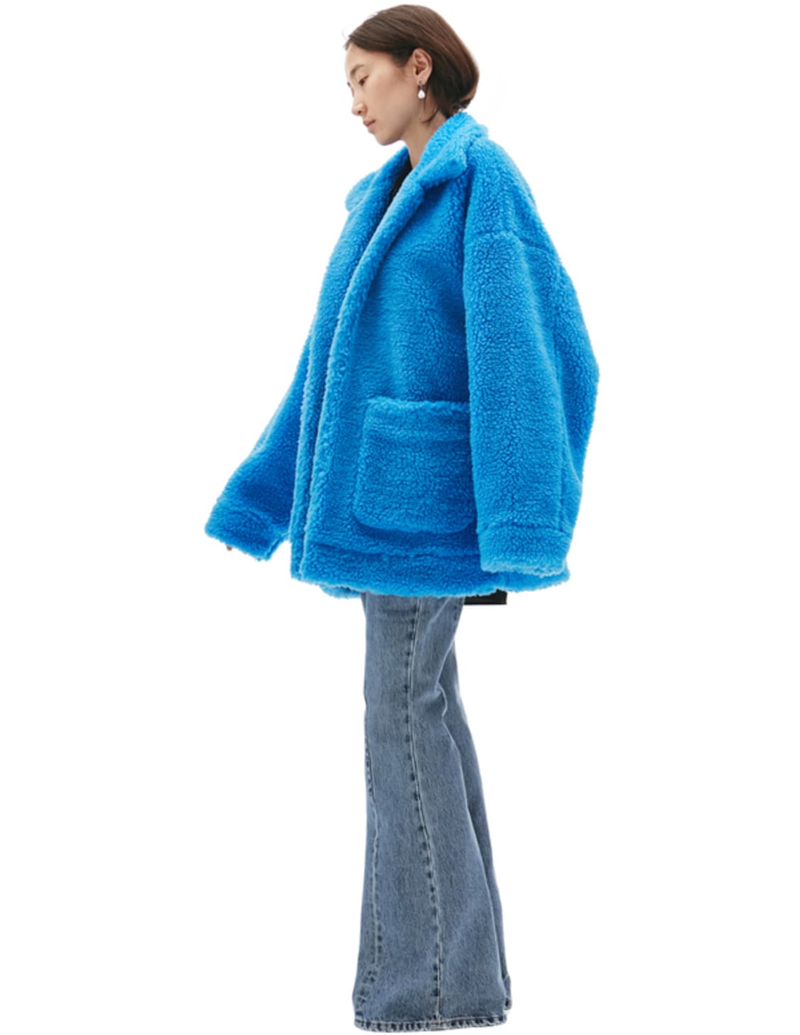 더블렛 페인팅 시어링 퍼 자켓 상품이미지7