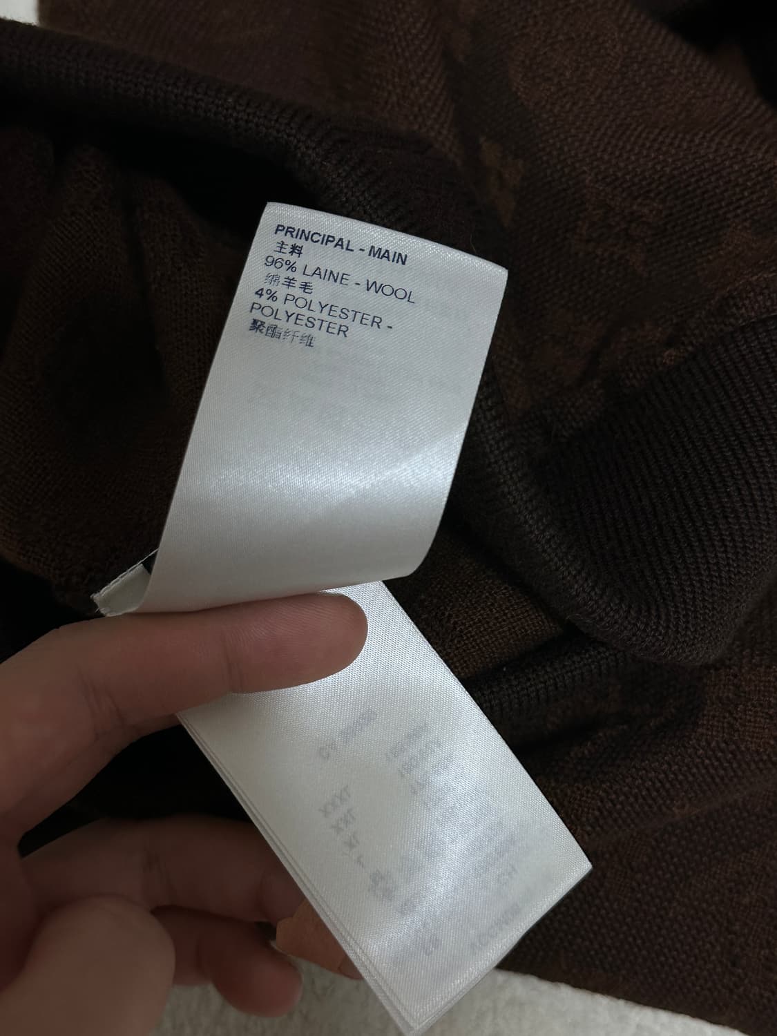 (새거급) 루이비통 모노그램 자카드 울 니트 후드 XL 루이비통 풀오버 상품이미지7