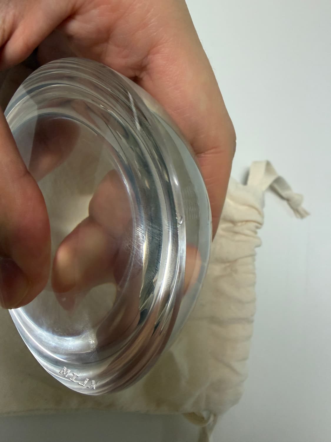 엑슬림 유리 반구 문진 상품이미지3