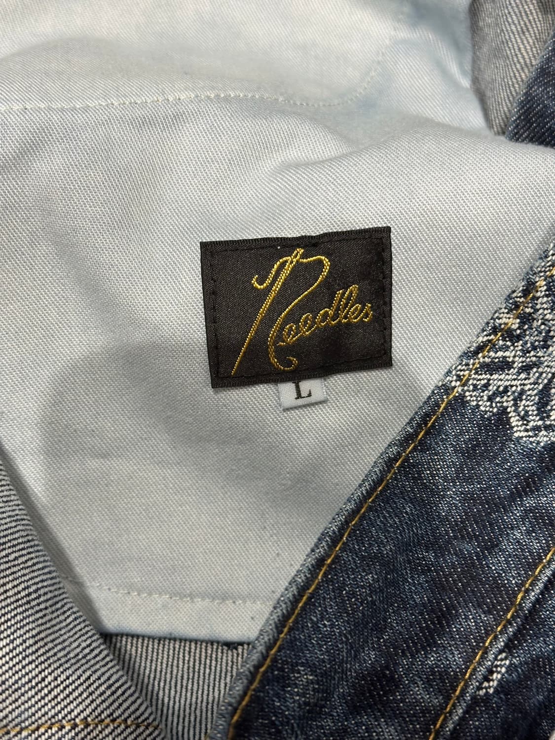 니들스 빠삐용 데님 스트레이트핏 L 상품이미지4