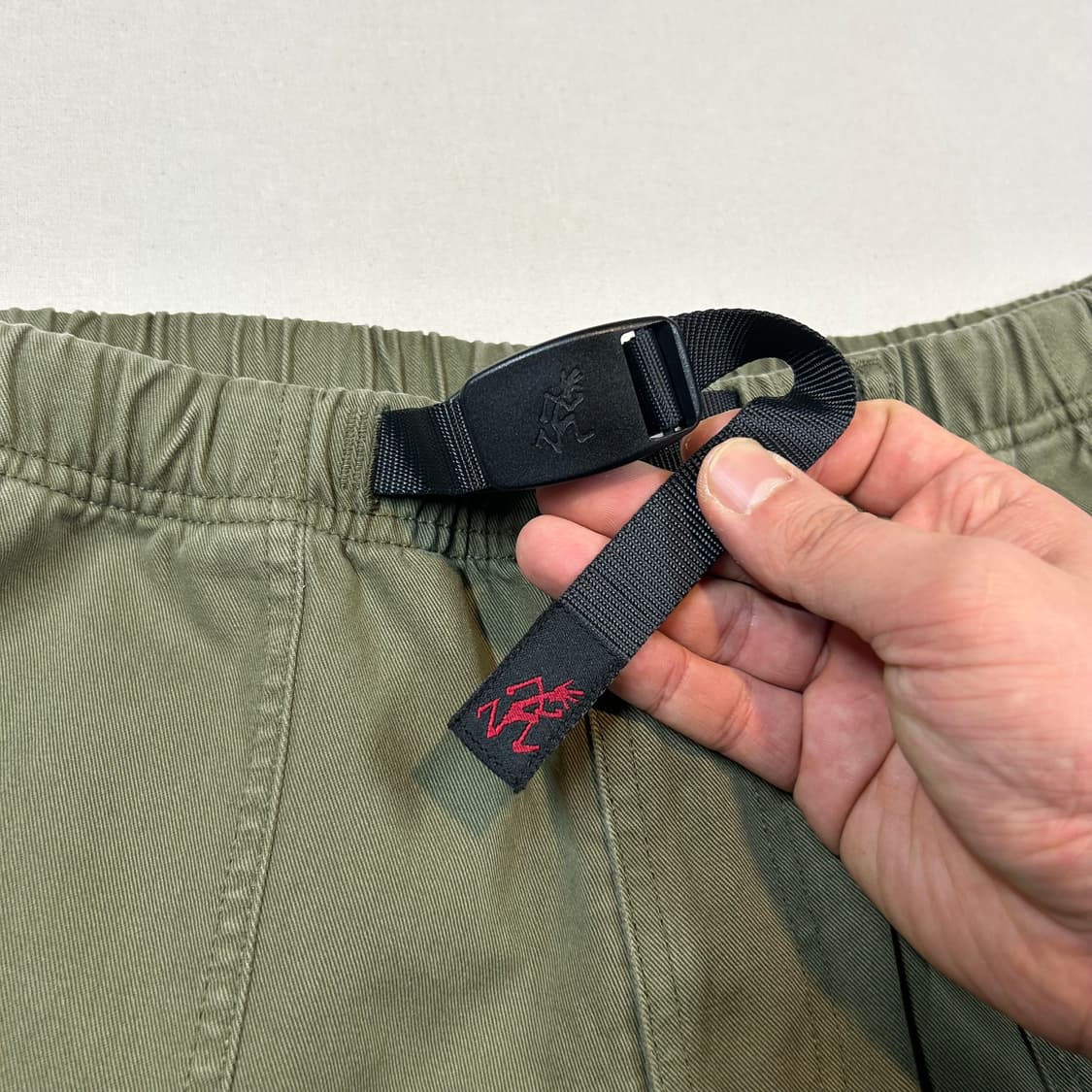 L) 그라미치 올리브 루즈테이퍼드 팬츠 면바지 상품이미지3