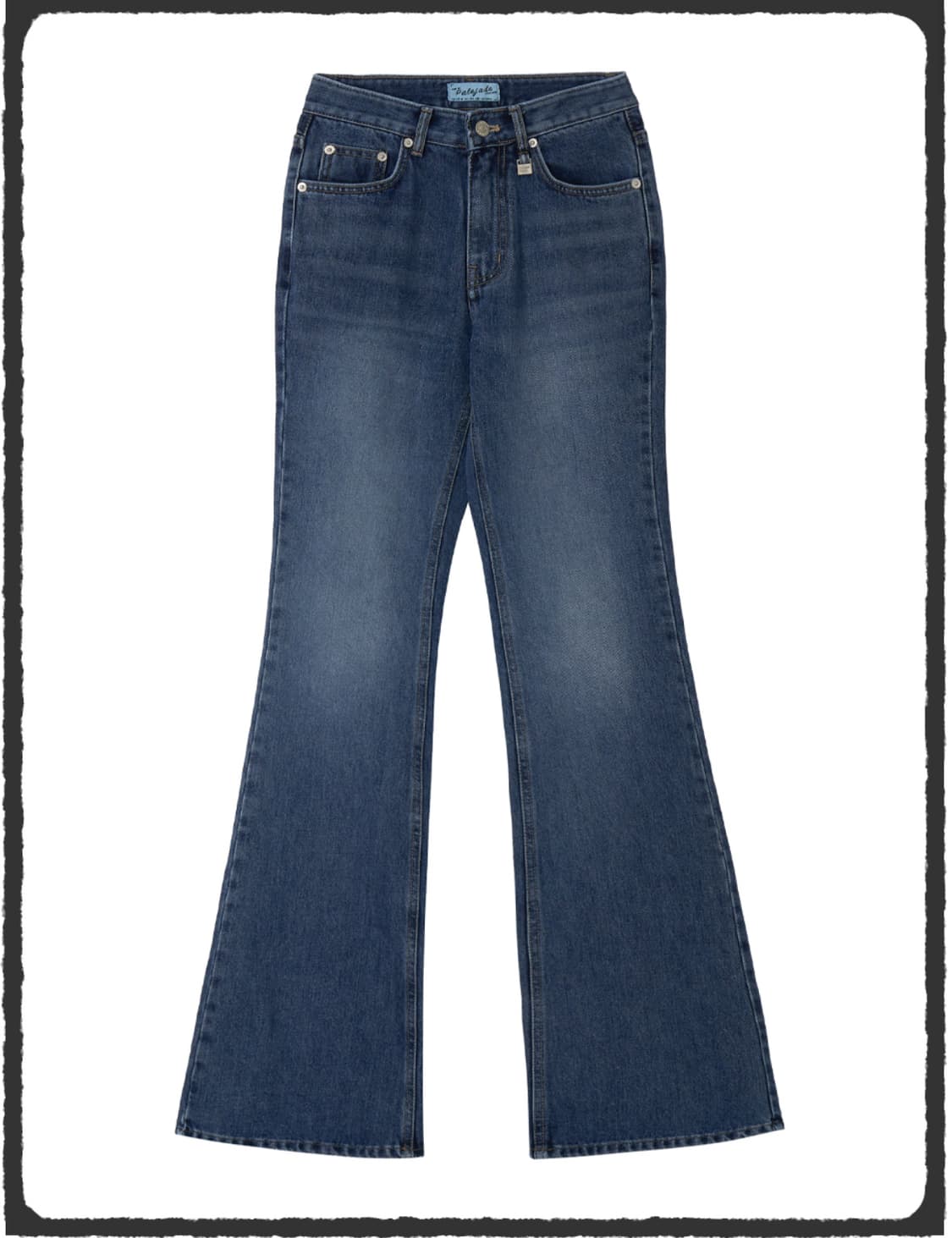 페일제이드 미드라이즈 부츠컷 데님 베이직 블루 M 상품이미지1