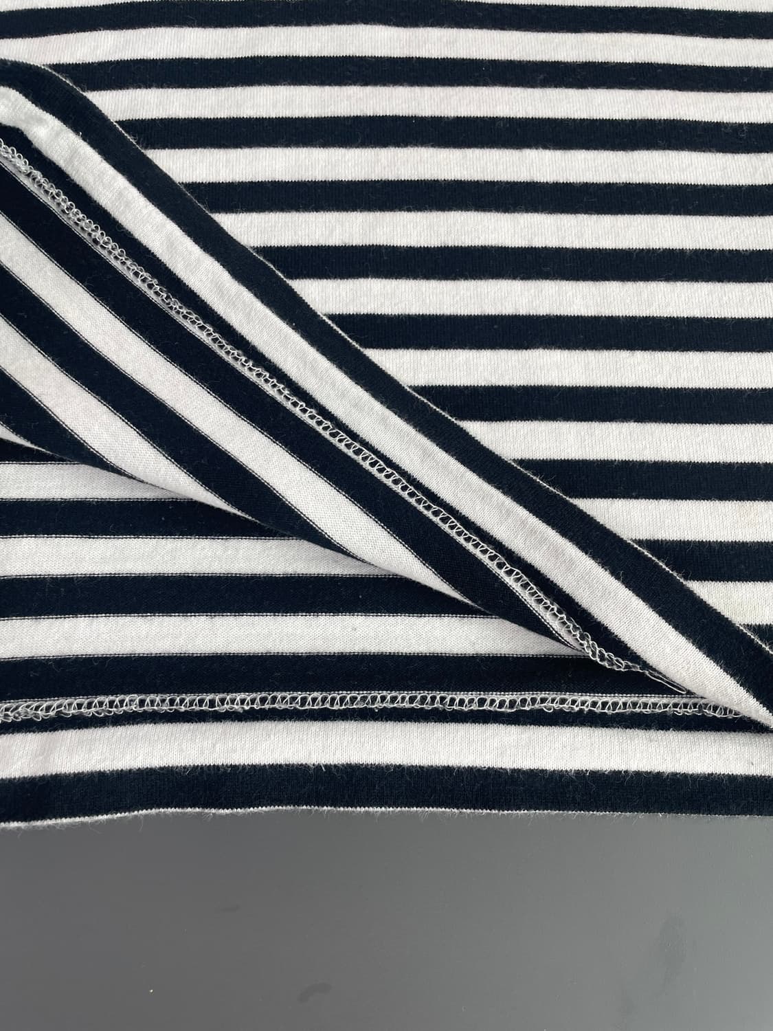 [XL] 꼼데가르송 스트라이프 레드와펜 긴팔 티셔츠 상품이미지6