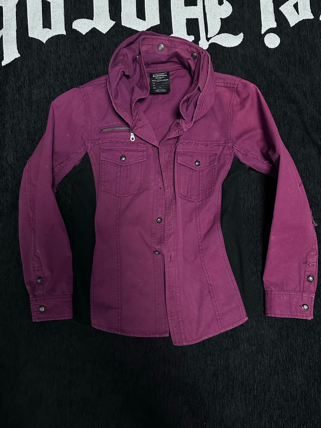 Double focus 라이더 자켓  상품이미지1