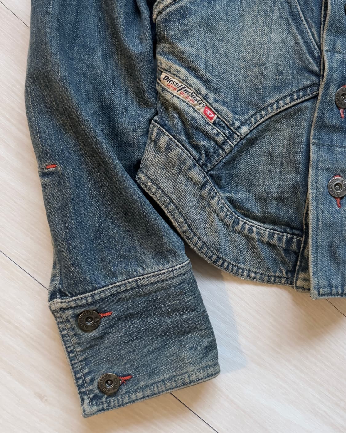 [Diesel] Lace-up Denim Jacket 상품이미지5