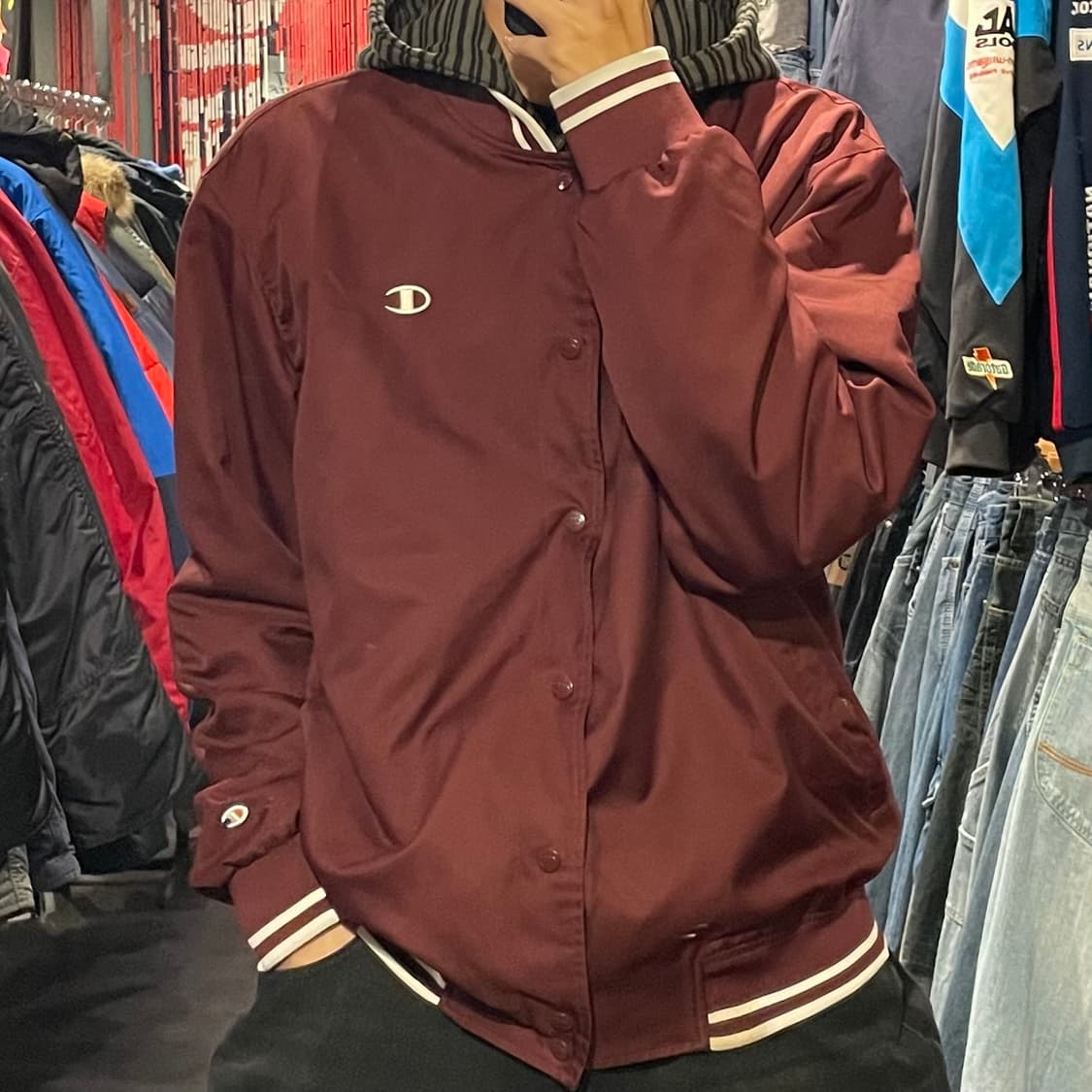 [IM] CHAMPION 챔피온 버건디 자켓 상품이미지2