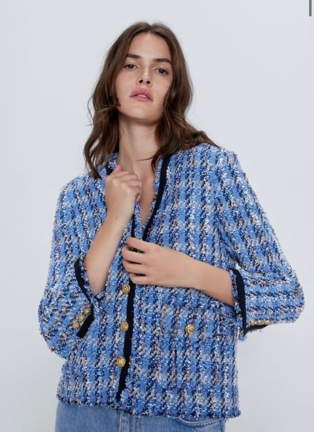 ZARA  자라 트위드 자켓 상품이미지2