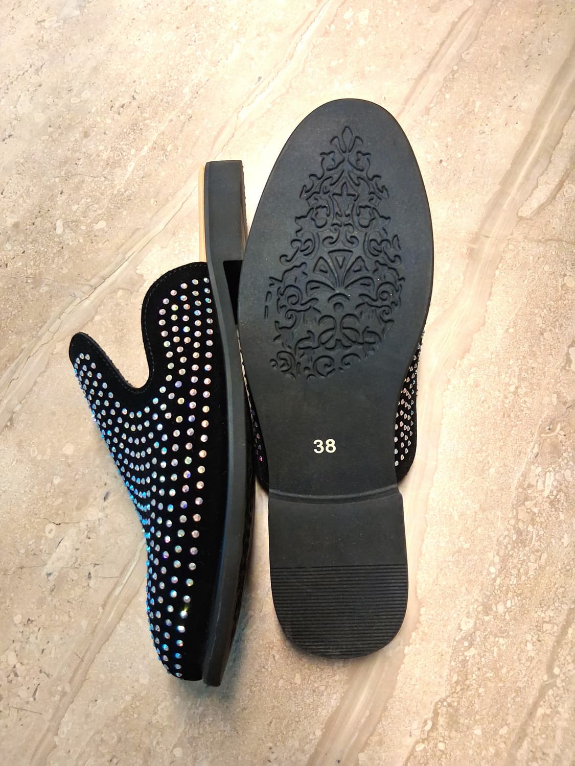 라인스톤 뮬 슬리퍼(새상품) 상품이미지8